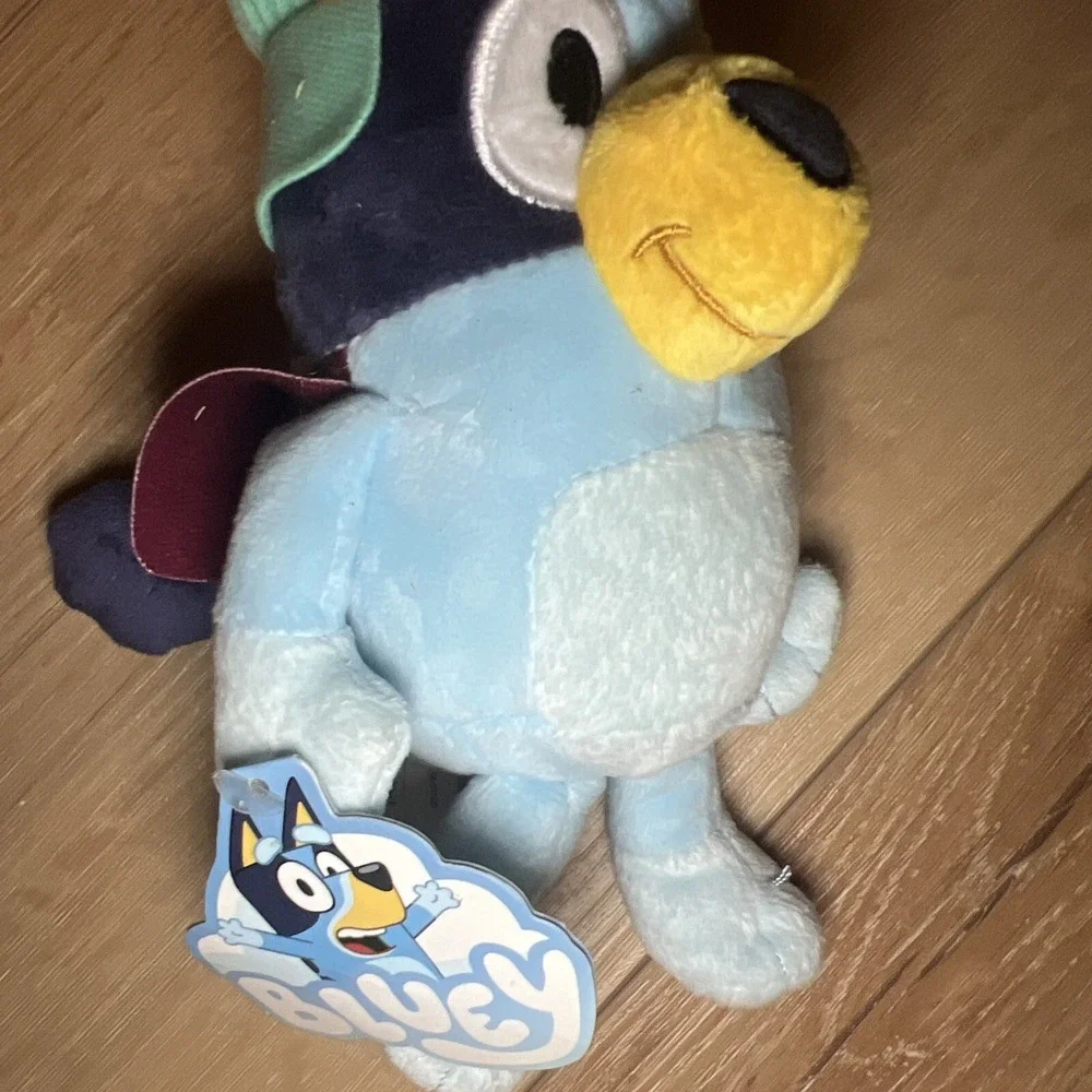 Princess Bluey Plush Blue Heeler Dog Crown Cape 2021 Disney Junior‎ Stuffed 8